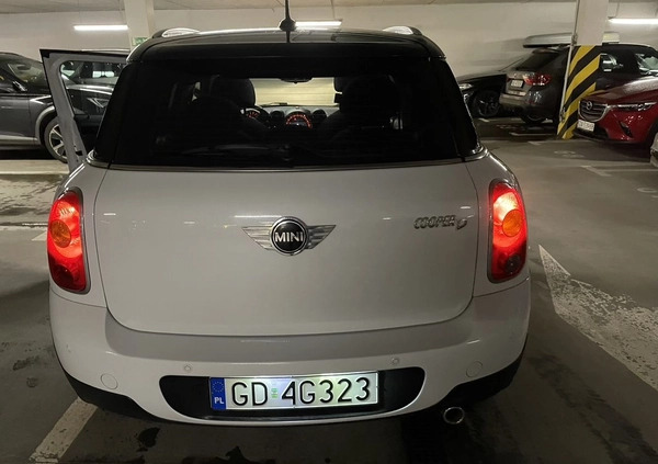 MINI Countryman cena 41500 przebieg: 125700, rok produkcji 2014 z Gdańsk małe 781